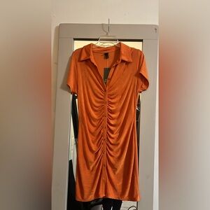 Rust Orange dress